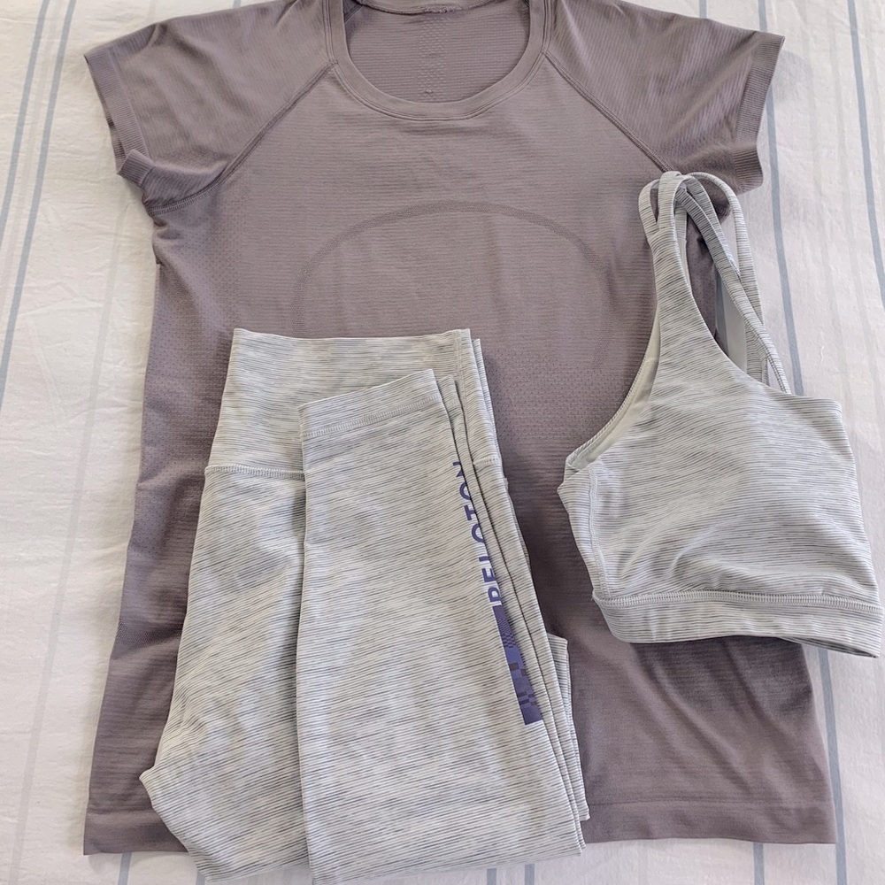 Lululemon x Peloton 3 Piece Outfit, EUC, all 10!